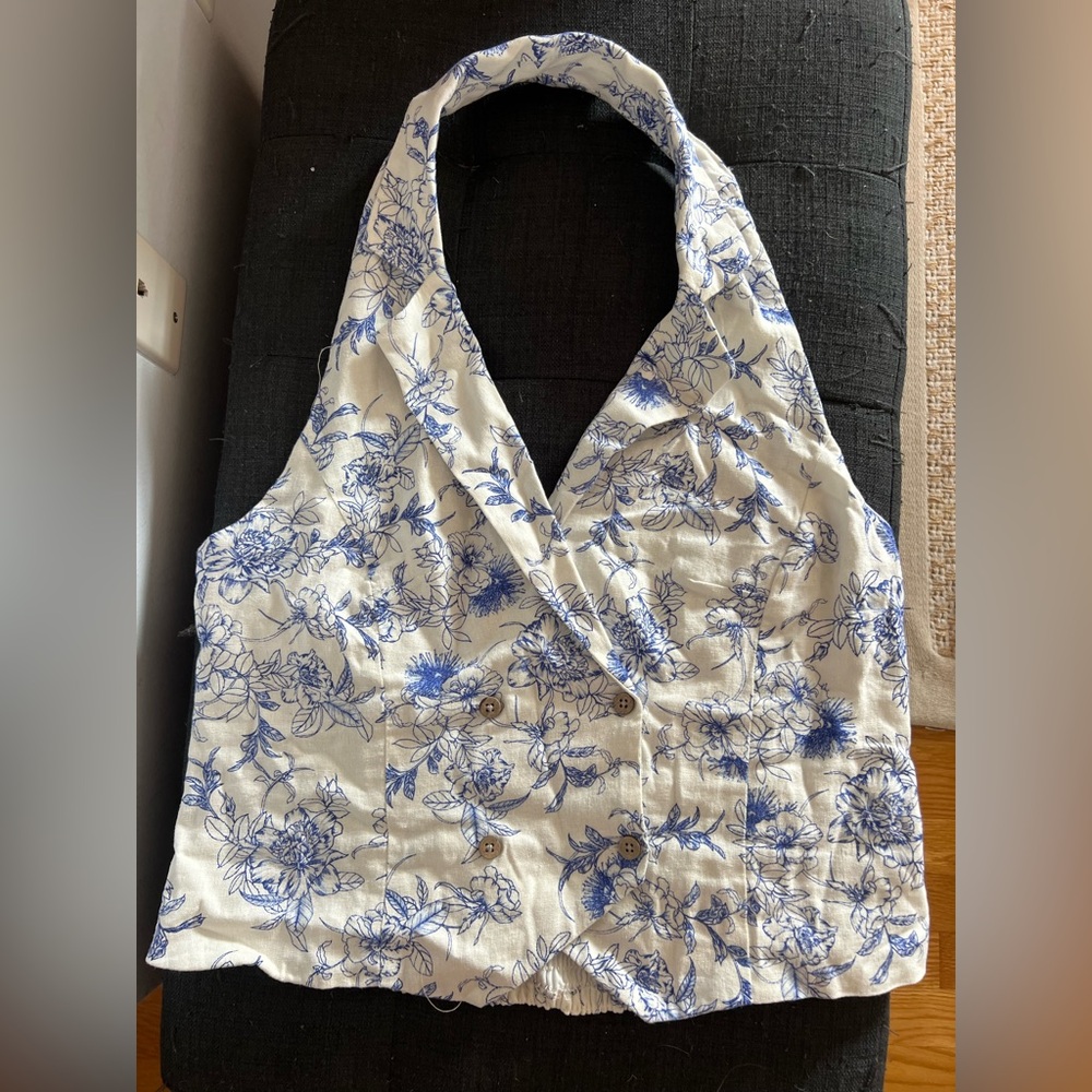 Jason Wu Linen Halter Top